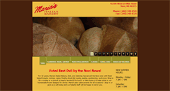 Desktop Screenshot of mariasitalianbakery.com